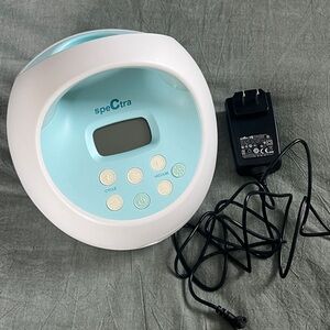 Spectra Electric Breast Pump – White & Light Blue